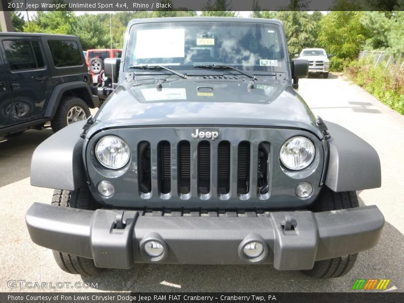 Rhino / Black 2017 Jeep Wrangler Unlimited Sport 4x4