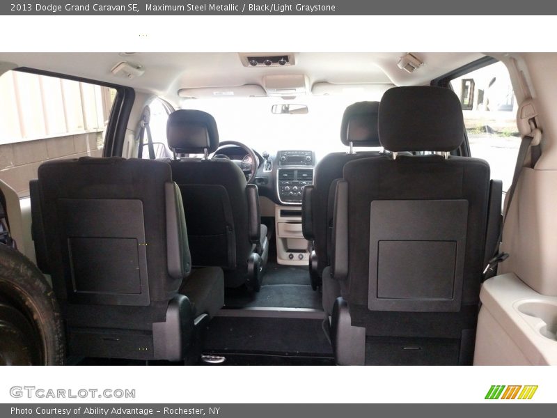 Maximum Steel Metallic / Black/Light Graystone 2013 Dodge Grand Caravan SE