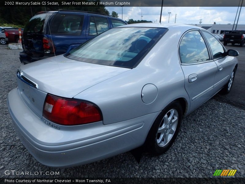 Silver Frost Metallic / Medium Graphite 2002 Mercury Sable GS Sedan