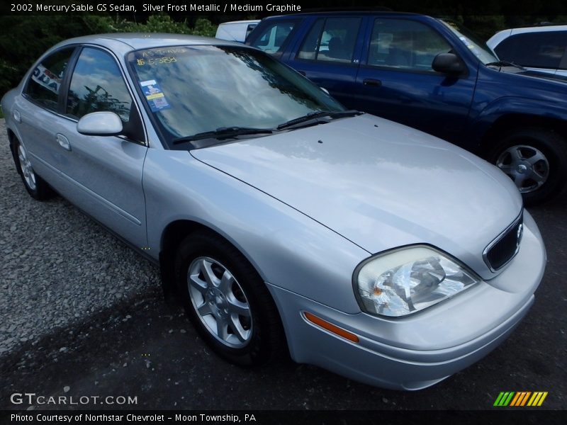 Silver Frost Metallic / Medium Graphite 2002 Mercury Sable GS Sedan
