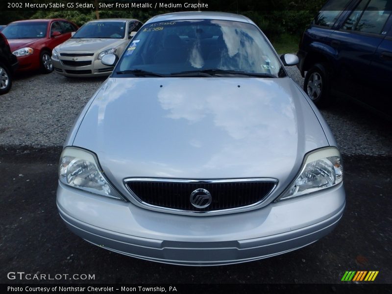 Silver Frost Metallic / Medium Graphite 2002 Mercury Sable GS Sedan