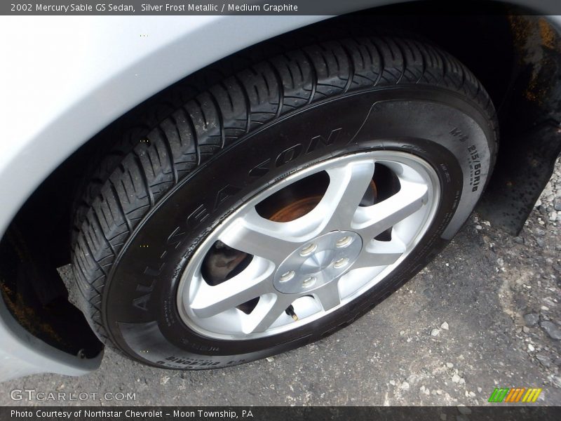 Silver Frost Metallic / Medium Graphite 2002 Mercury Sable GS Sedan
