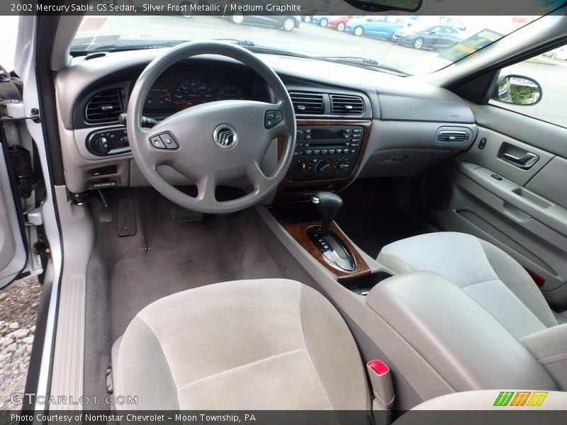 Silver Frost Metallic / Medium Graphite 2002 Mercury Sable GS Sedan