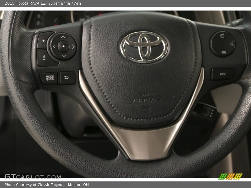Super White / Ash 2015 Toyota RAV4 LE