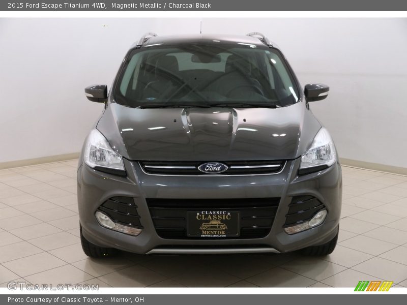 Magnetic Metallic / Charcoal Black 2015 Ford Escape Titanium 4WD