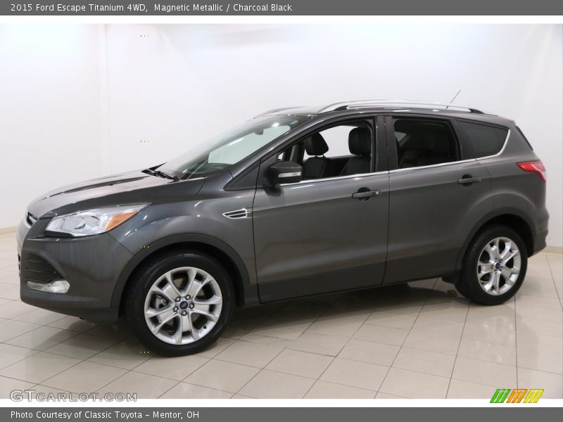Magnetic Metallic / Charcoal Black 2015 Ford Escape Titanium 4WD