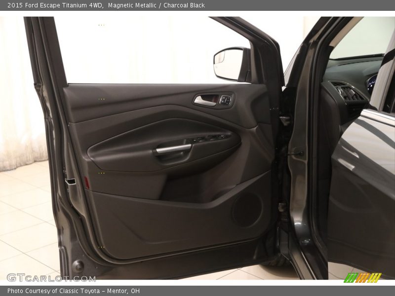 Magnetic Metallic / Charcoal Black 2015 Ford Escape Titanium 4WD