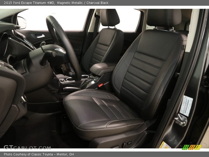 Magnetic Metallic / Charcoal Black 2015 Ford Escape Titanium 4WD