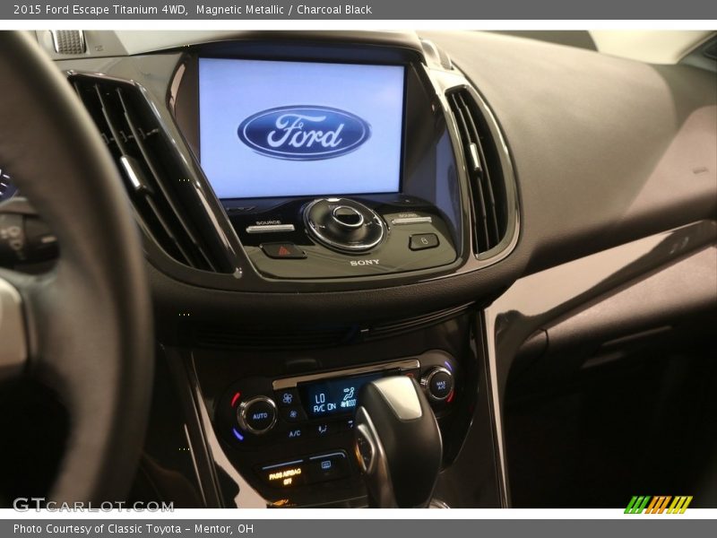 Magnetic Metallic / Charcoal Black 2015 Ford Escape Titanium 4WD