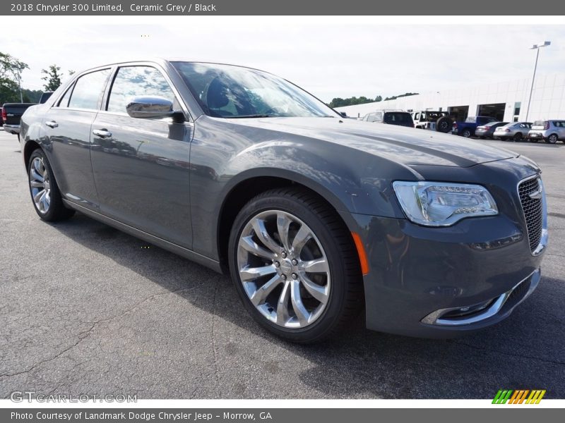 Ceramic Grey / Black 2018 Chrysler 300 Limited