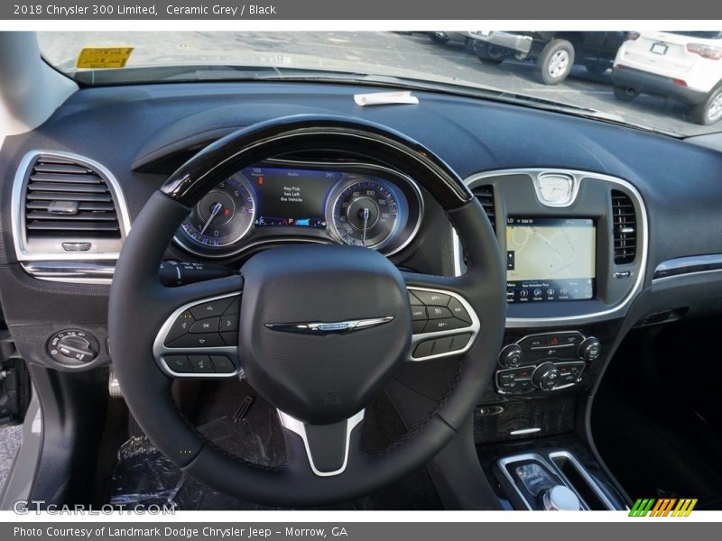 Ceramic Grey / Black 2018 Chrysler 300 Limited
