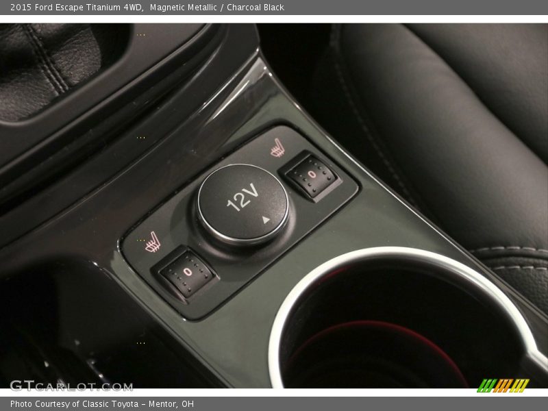 Magnetic Metallic / Charcoal Black 2015 Ford Escape Titanium 4WD