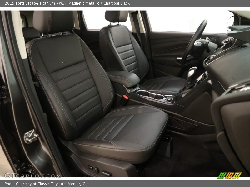 Magnetic Metallic / Charcoal Black 2015 Ford Escape Titanium 4WD