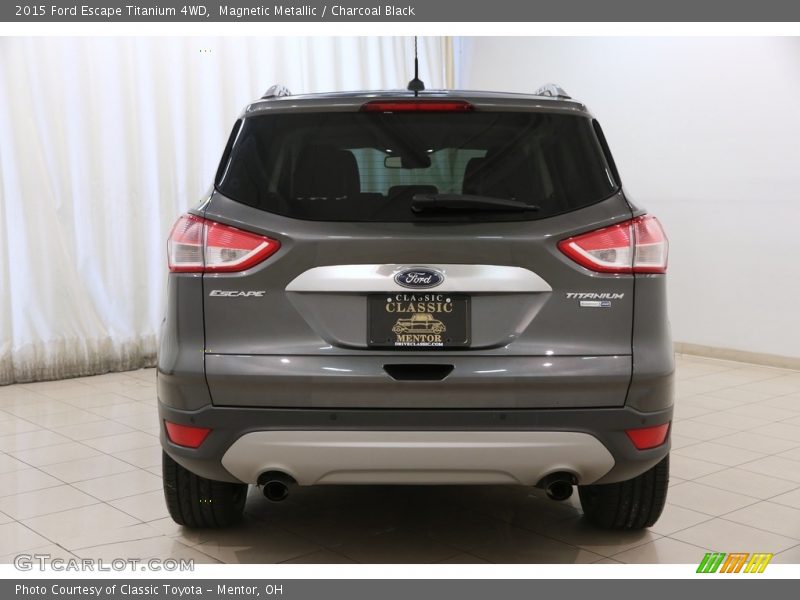 Magnetic Metallic / Charcoal Black 2015 Ford Escape Titanium 4WD