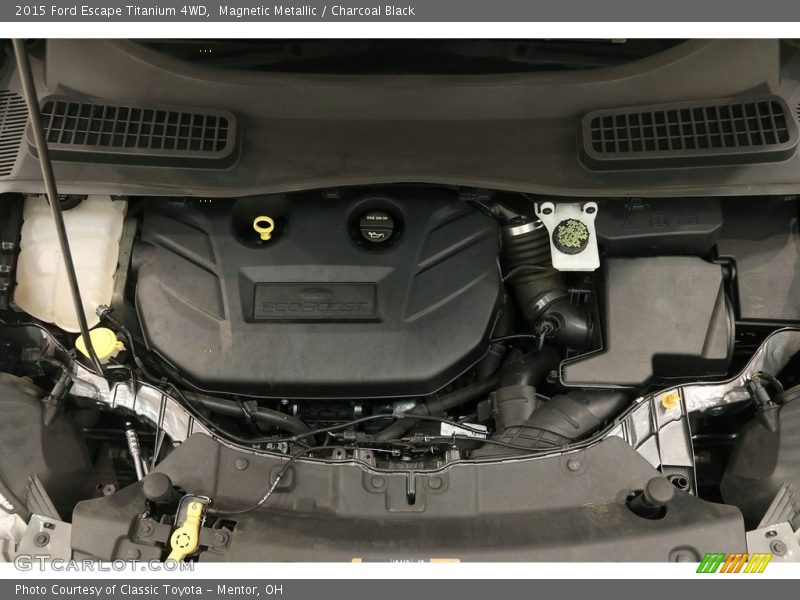 Magnetic Metallic / Charcoal Black 2015 Ford Escape Titanium 4WD