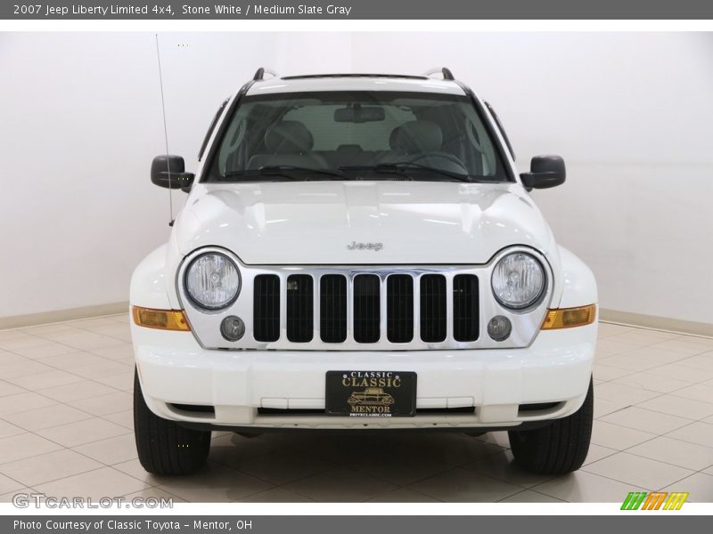 Stone White / Medium Slate Gray 2007 Jeep Liberty Limited 4x4
