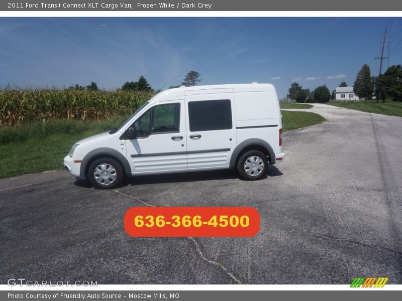 Frozen White / Dark Grey 2011 Ford Transit Connect XLT Cargo Van