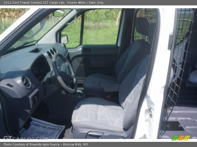 Frozen White / Dark Grey 2011 Ford Transit Connect XLT Cargo Van