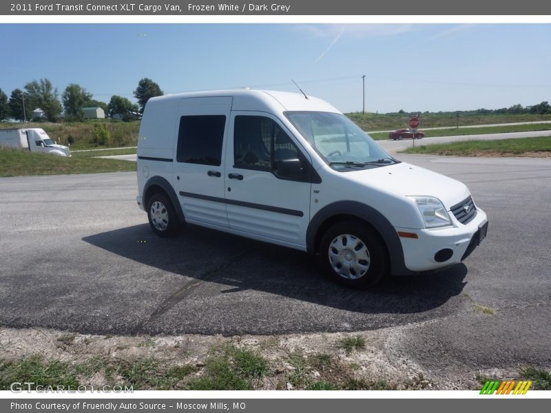 Frozen White / Dark Grey 2011 Ford Transit Connect XLT Cargo Van