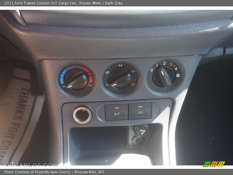 Frozen White / Dark Grey 2011 Ford Transit Connect XLT Cargo Van