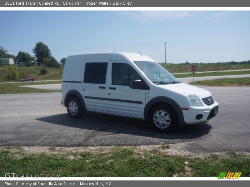 Frozen White / Dark Grey 2011 Ford Transit Connect XLT Cargo Van