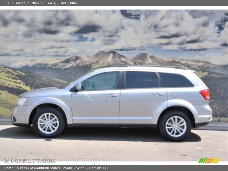 Billet / Black 2017 Dodge Journey SXT AWD