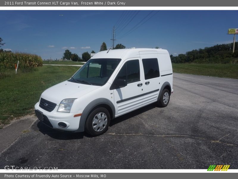 Frozen White / Dark Grey 2011 Ford Transit Connect XLT Cargo Van