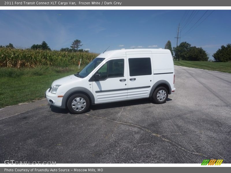 Frozen White / Dark Grey 2011 Ford Transit Connect XLT Cargo Van