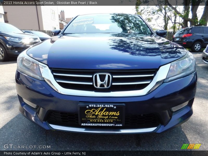 Obsidian Blue Pearl / Black 2013 Honda Accord Sport Sedan