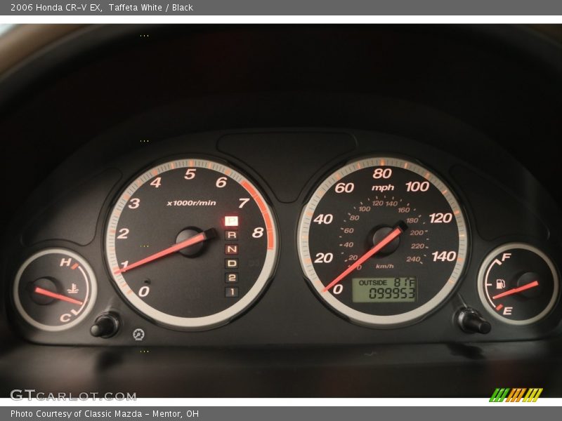 Taffeta White / Black 2006 Honda CR-V EX