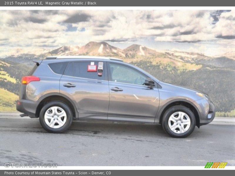Magnetic Gray Metallic / Black 2015 Toyota RAV4 LE