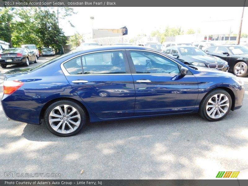 Obsidian Blue Pearl / Black 2013 Honda Accord Sport Sedan