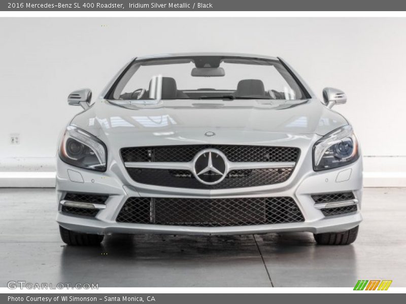 Iridium Silver Metallic / Black 2016 Mercedes-Benz SL 400 Roadster
