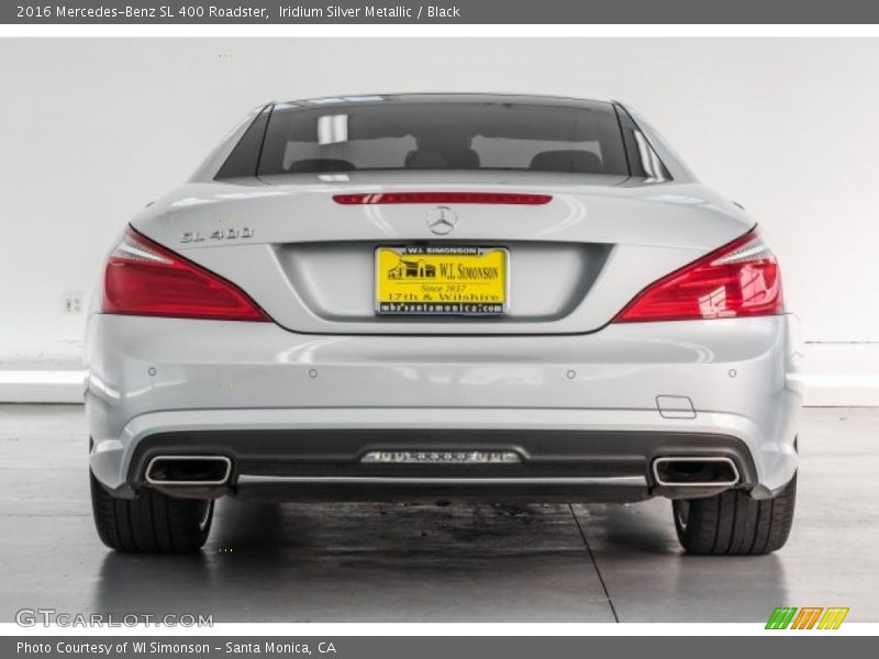 Iridium Silver Metallic / Black 2016 Mercedes-Benz SL 400 Roadster