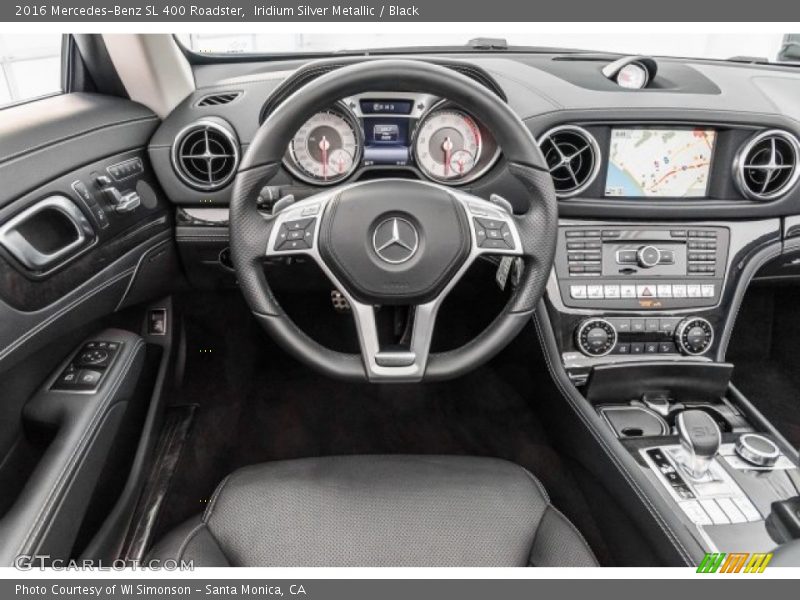 Iridium Silver Metallic / Black 2016 Mercedes-Benz SL 400 Roadster