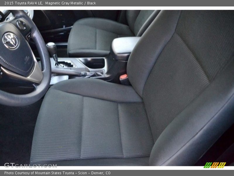 Magnetic Gray Metallic / Black 2015 Toyota RAV4 LE