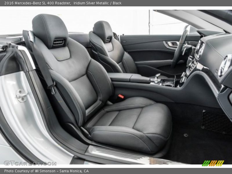 Iridium Silver Metallic / Black 2016 Mercedes-Benz SL 400 Roadster