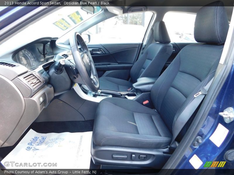 Obsidian Blue Pearl / Black 2013 Honda Accord Sport Sedan