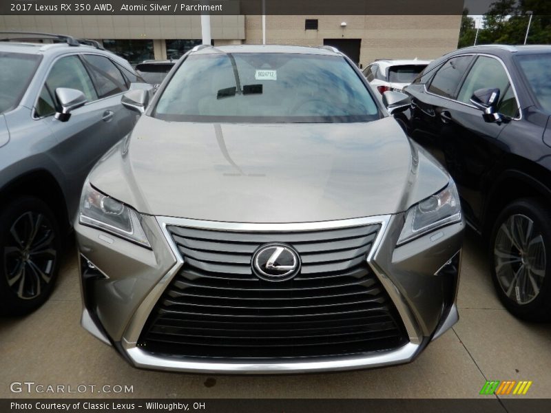 Atomic Silver / Parchment 2017 Lexus RX 350 AWD