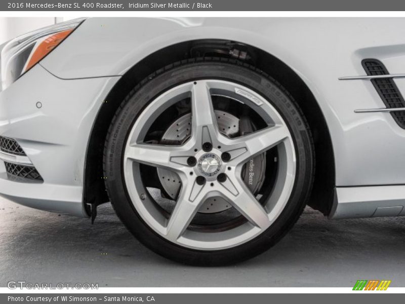 Iridium Silver Metallic / Black 2016 Mercedes-Benz SL 400 Roadster
