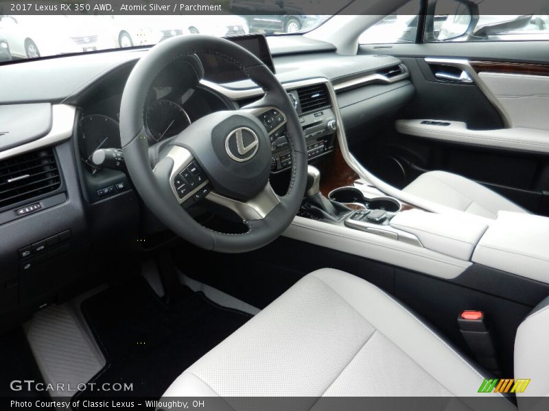 Atomic Silver / Parchment 2017 Lexus RX 350 AWD