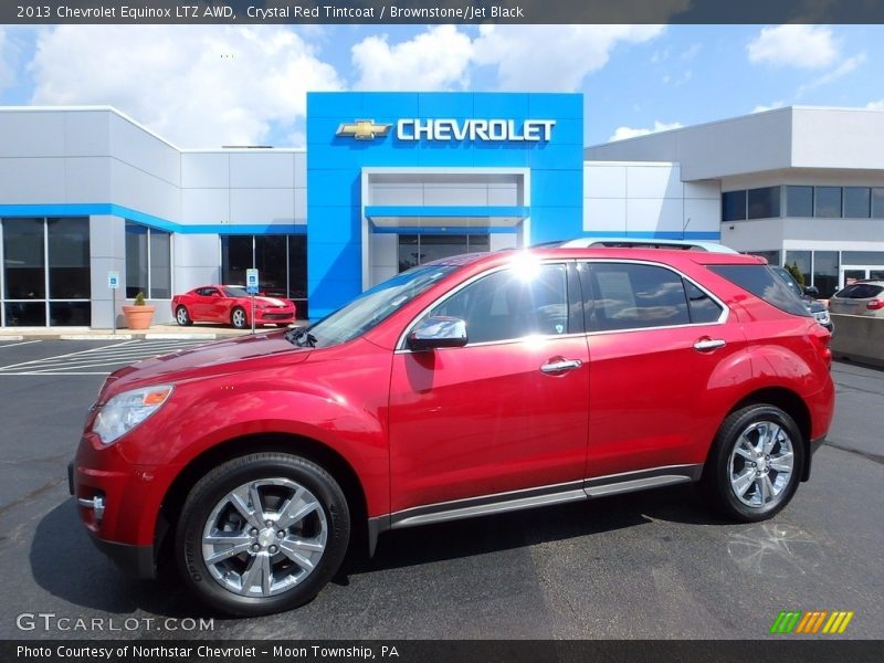 Crystal Red Tintcoat / Brownstone/Jet Black 2013 Chevrolet Equinox LTZ AWD