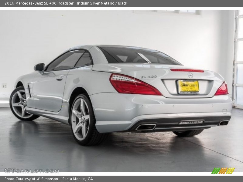 Iridium Silver Metallic / Black 2016 Mercedes-Benz SL 400 Roadster