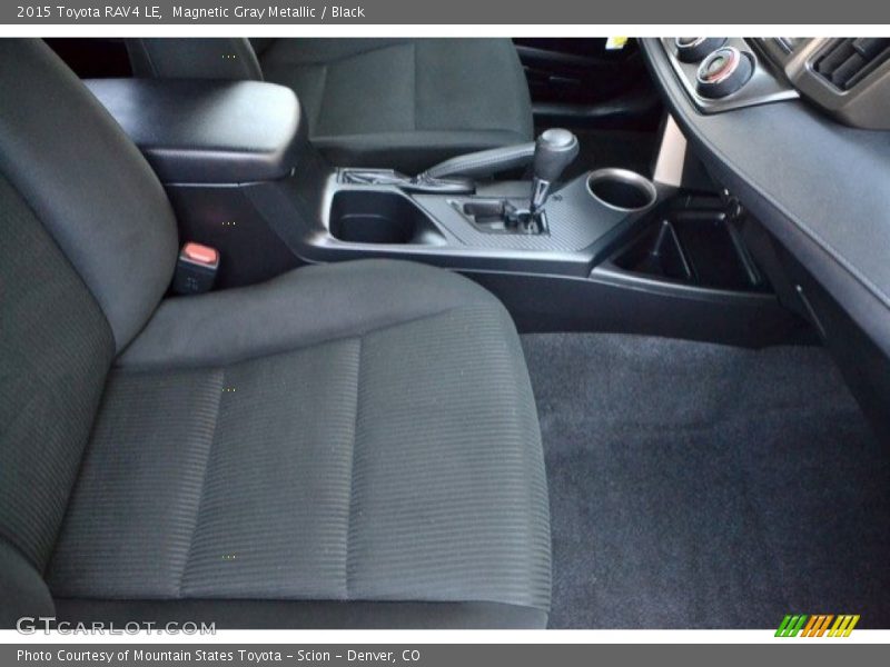 Magnetic Gray Metallic / Black 2015 Toyota RAV4 LE