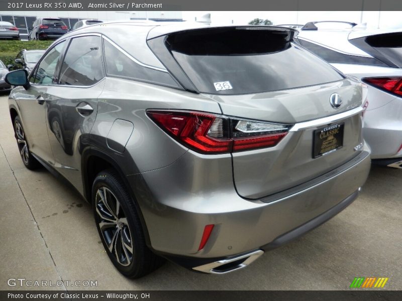 Atomic Silver / Parchment 2017 Lexus RX 350 AWD