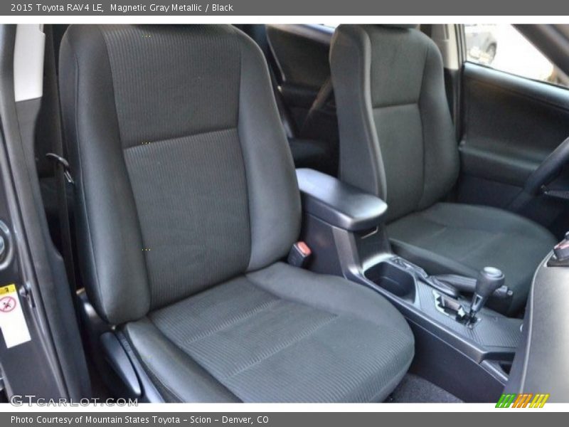 Magnetic Gray Metallic / Black 2015 Toyota RAV4 LE