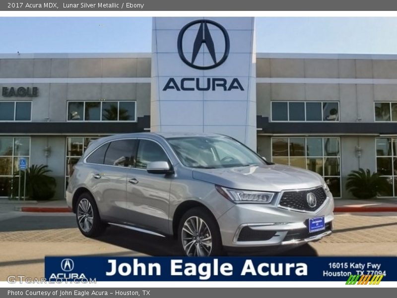 Lunar Silver Metallic / Ebony 2017 Acura MDX