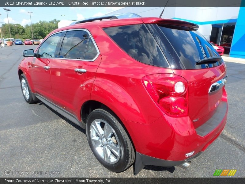 Crystal Red Tintcoat / Brownstone/Jet Black 2013 Chevrolet Equinox LTZ AWD