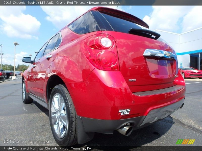 Crystal Red Tintcoat / Brownstone/Jet Black 2013 Chevrolet Equinox LTZ AWD