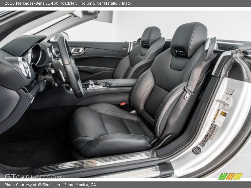 Iridium Silver Metallic / Black 2016 Mercedes-Benz SL 400 Roadster